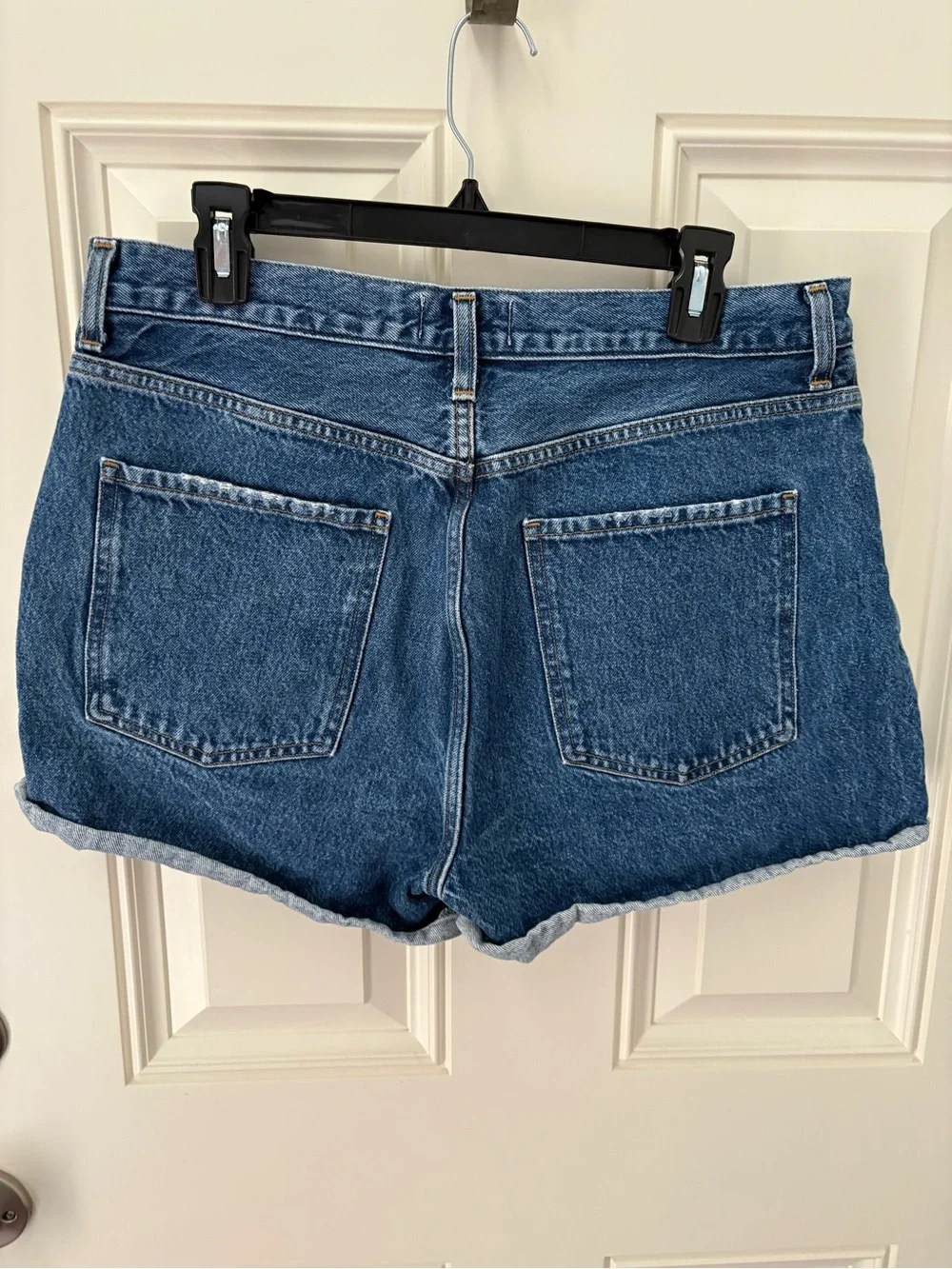 AGOLDE Dee High Rise Rolled Hem Shorts Size 32